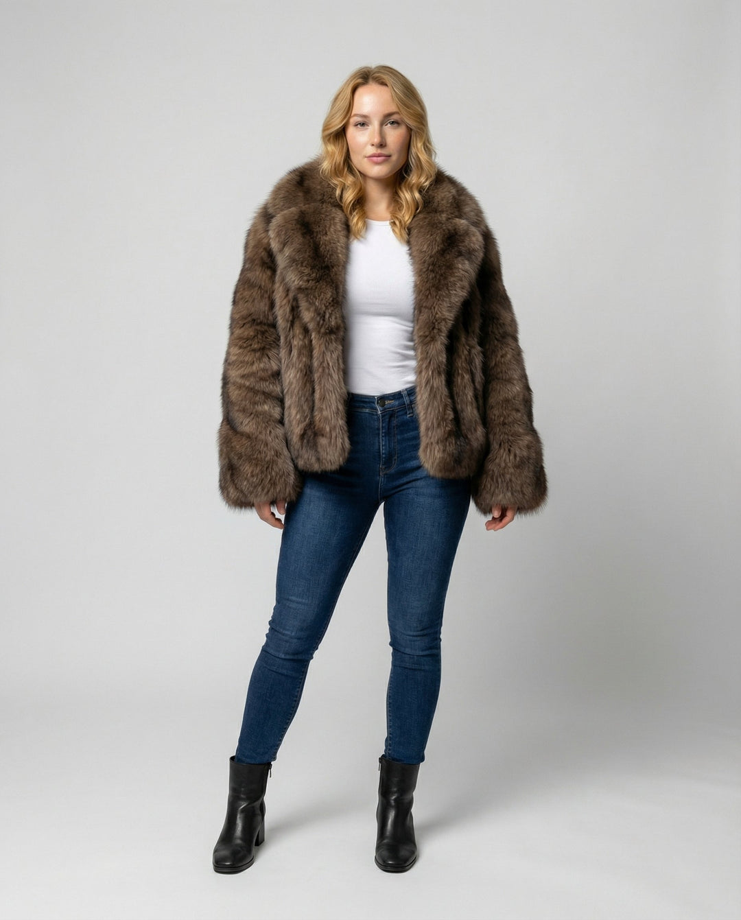 Luxurious Soft Fur Jacket Women