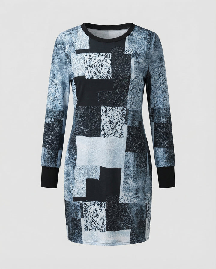 Women's Knit Dress Geometric