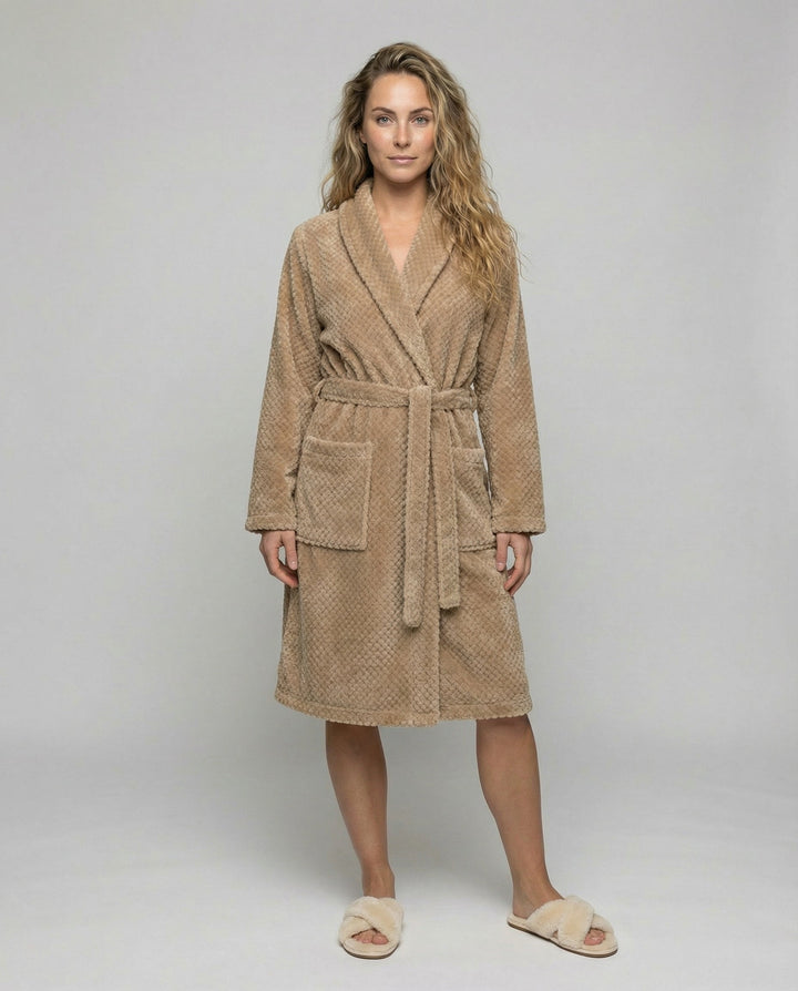 Cozy women's bathrobe