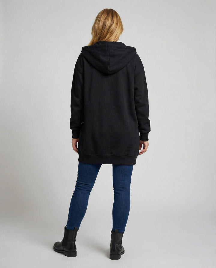 Knee-length Comfort Hoodie Women