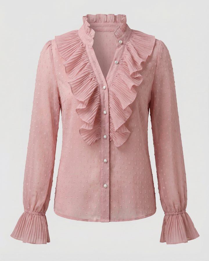Elegant Gathered Blouse Women