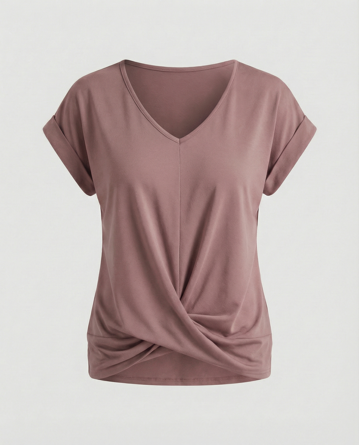 Elegant Women's V-Neck Blouse