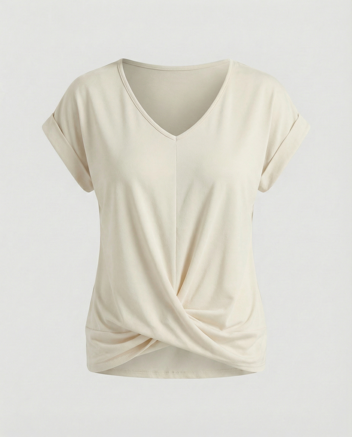 Elegant Women's V-Neck Blouse