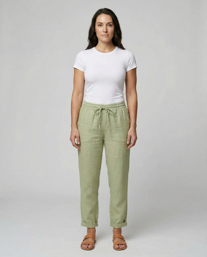 Airy women's linen pants summer