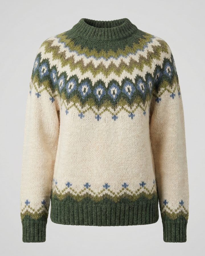 Nordic Knit Sweater Women