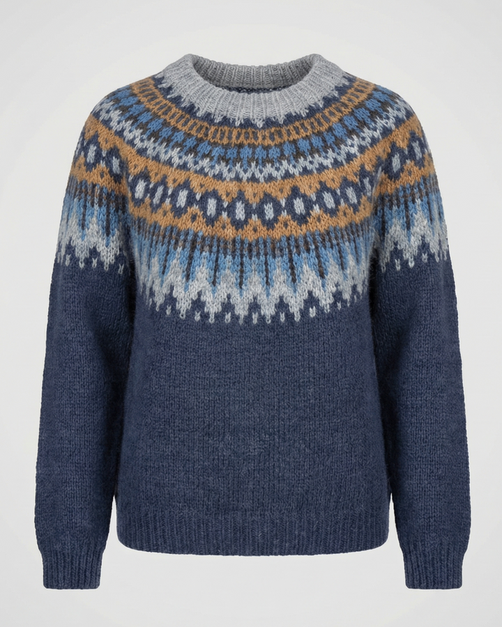 Nordic Knit Sweater Women