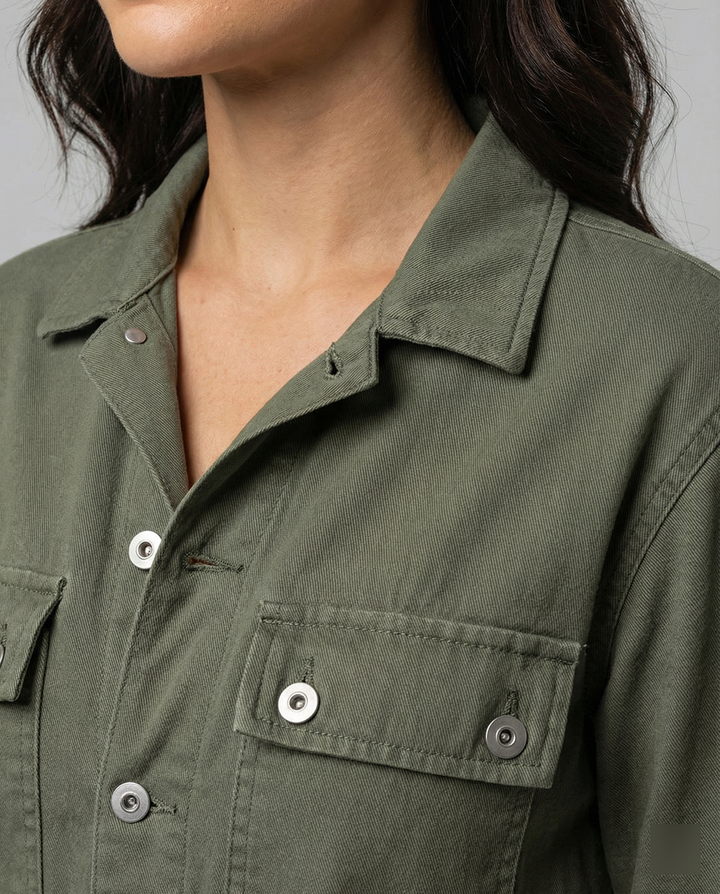 Casual Utility Jumpsuit Women